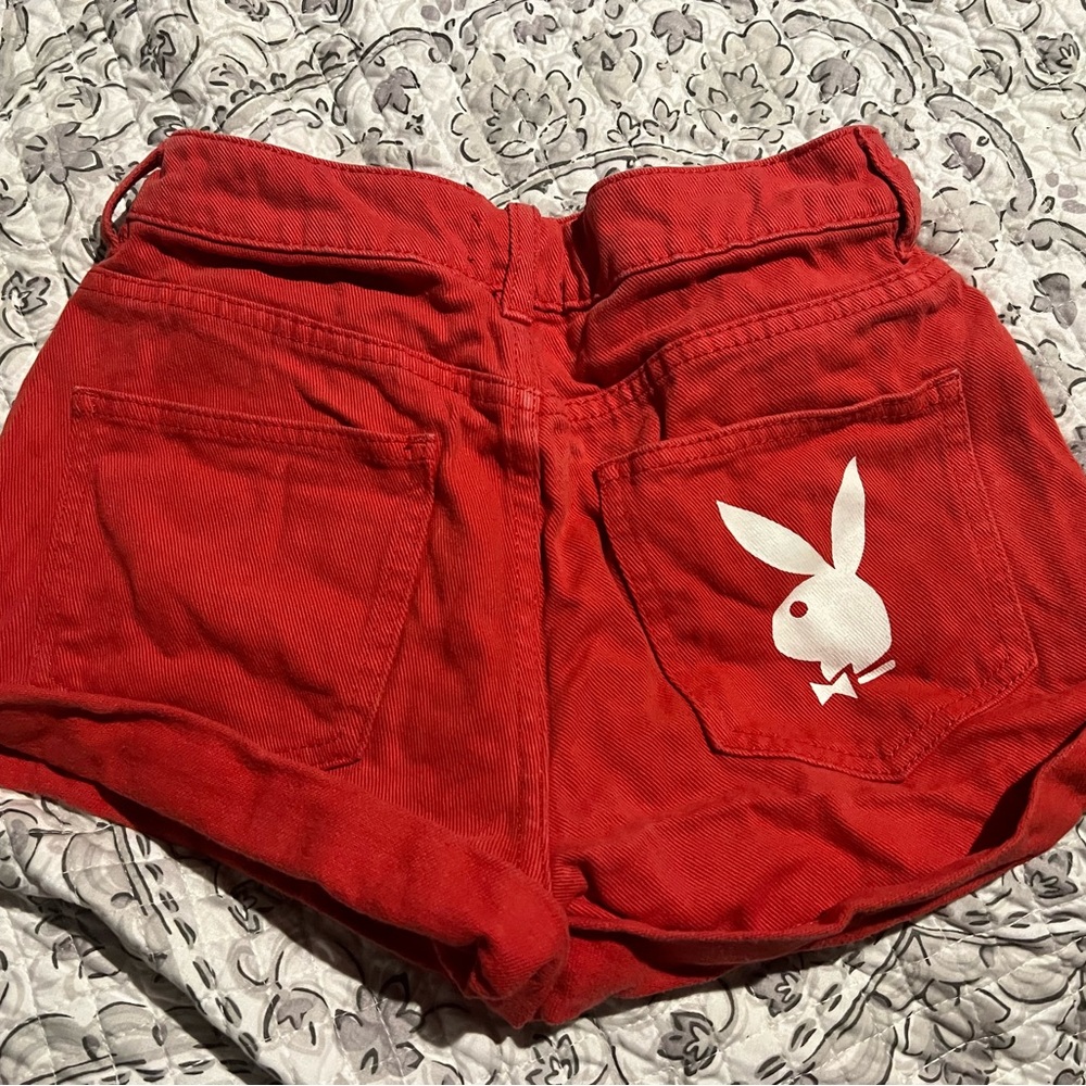 Pacsun Playboy Jean Shorts